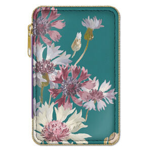 Compact Travel Sewing Kit | Emerald Wildflowers